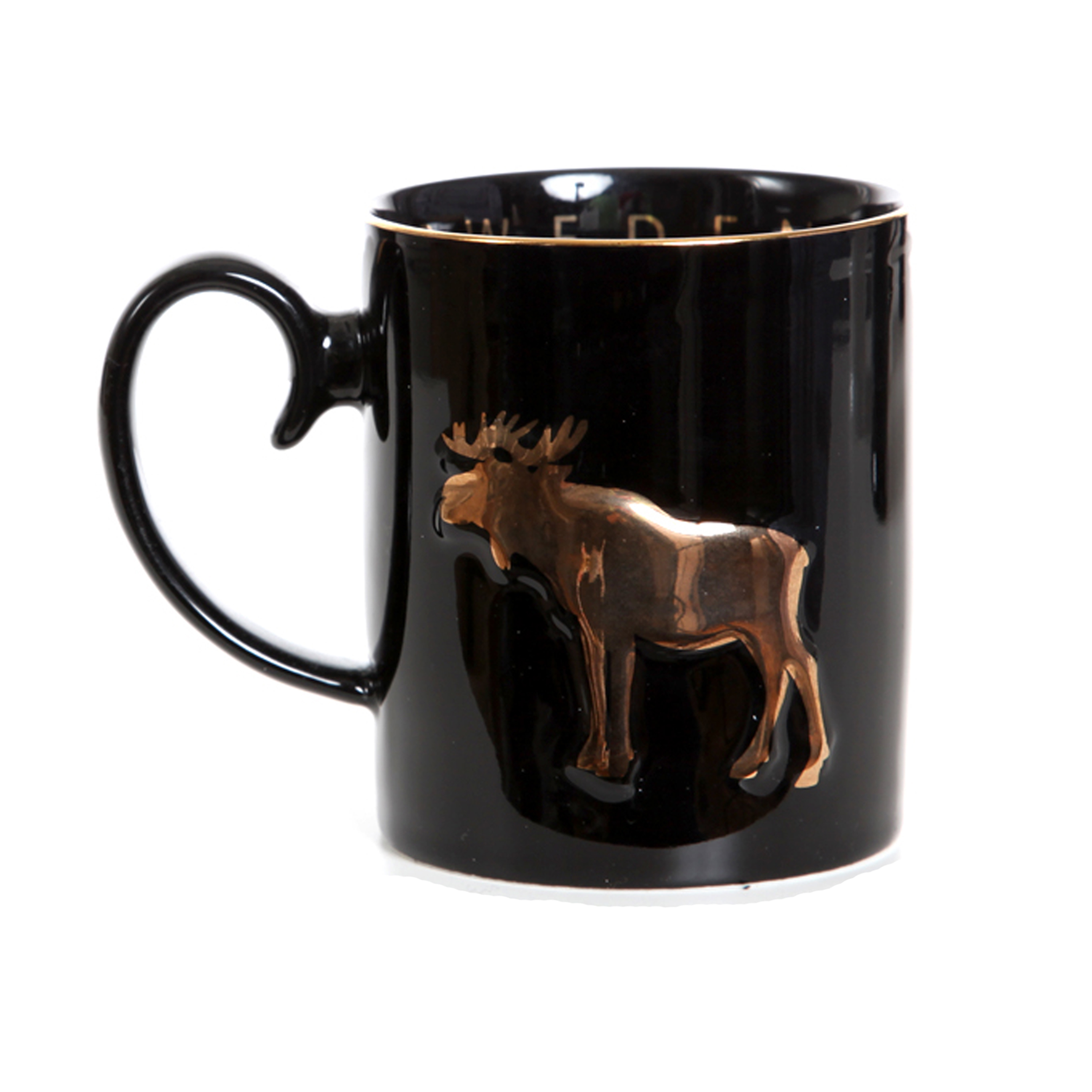 Mugg - Älg svart