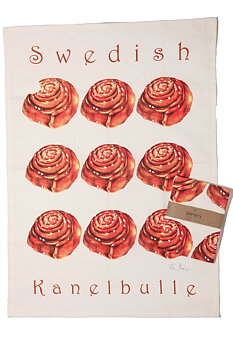 Kökshandduk - Kanelbulle 