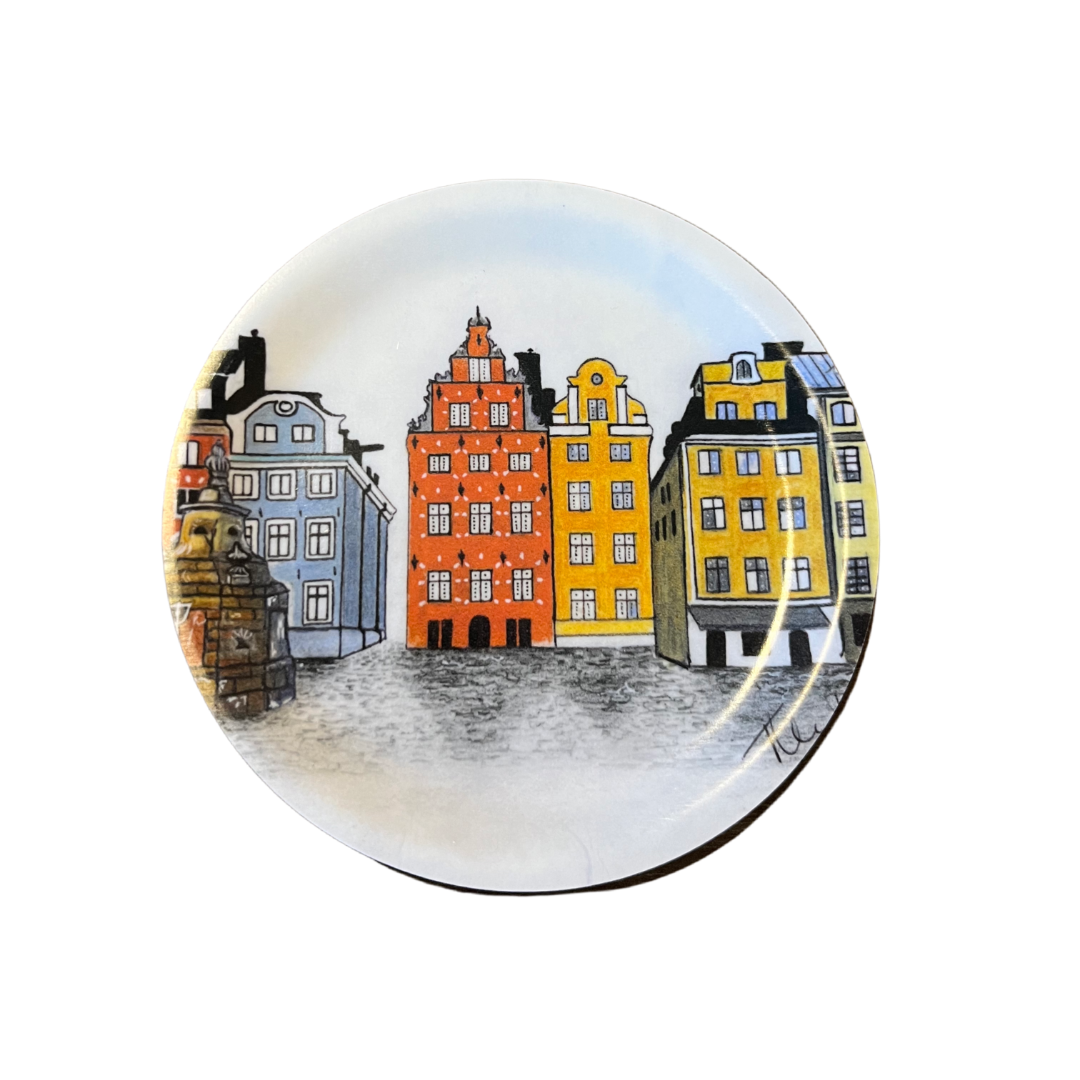 Rundbricka 11cm Gamla Stan 