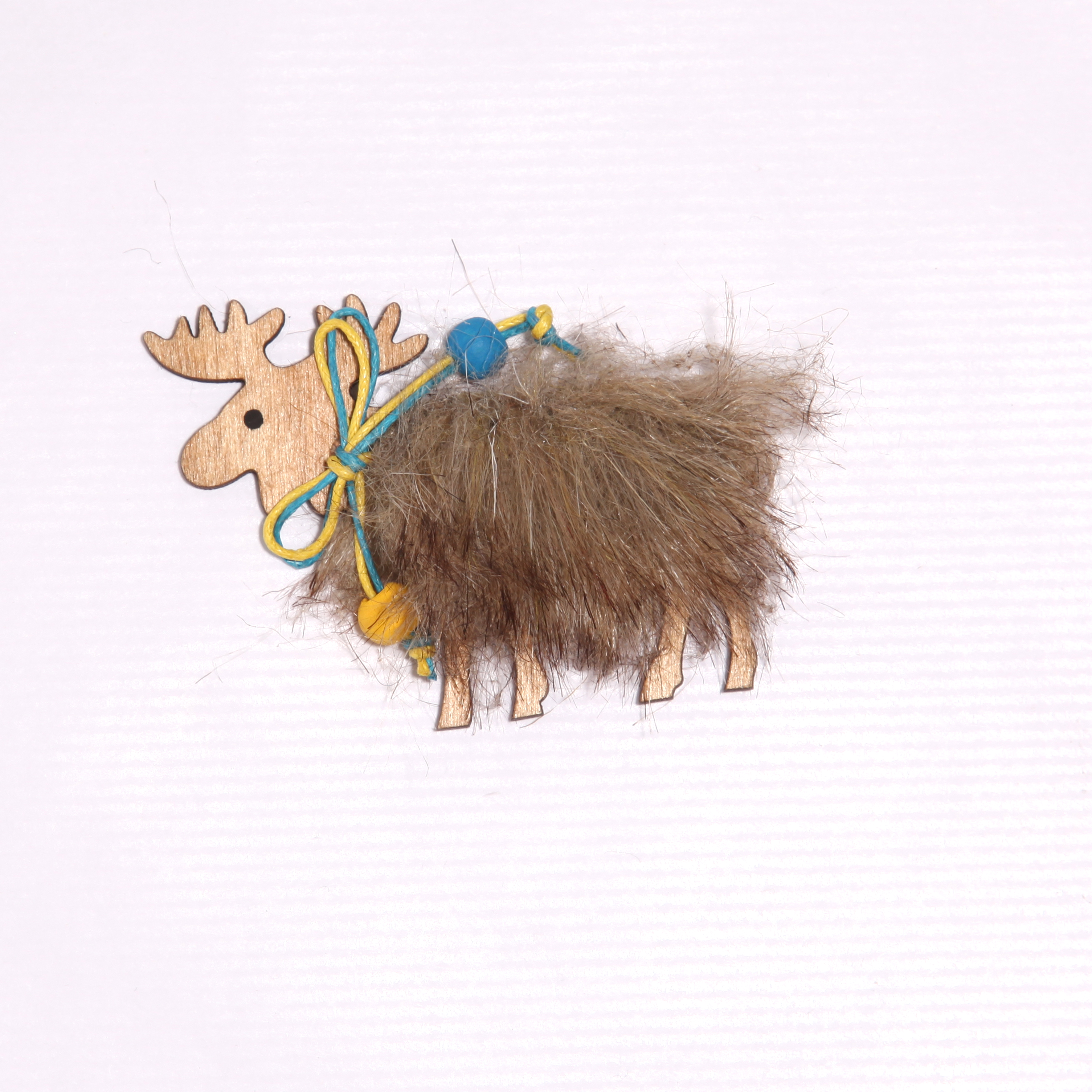 Magnet fluffig älg