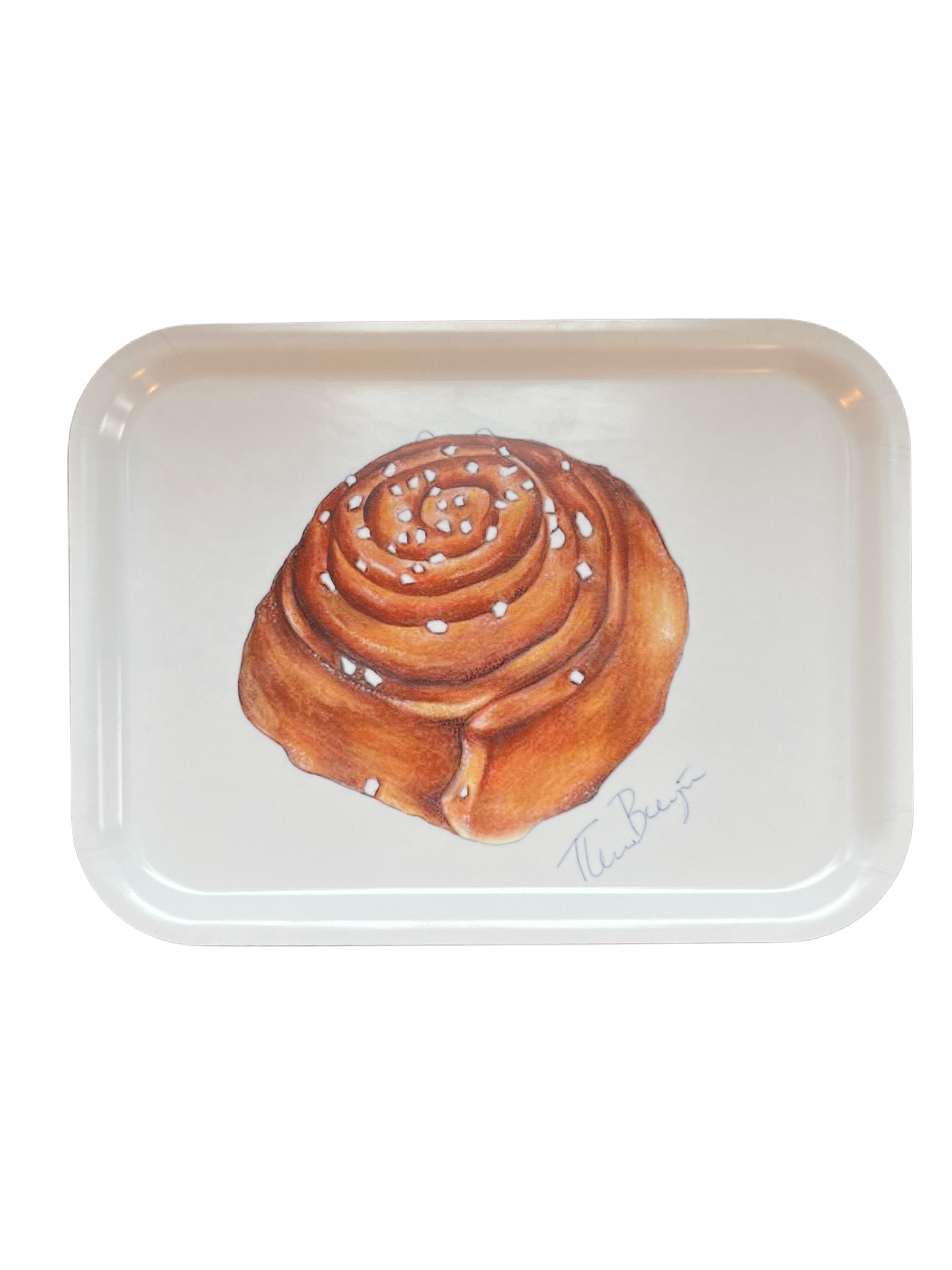 Bricka 20x27cm Kanelbulle 
