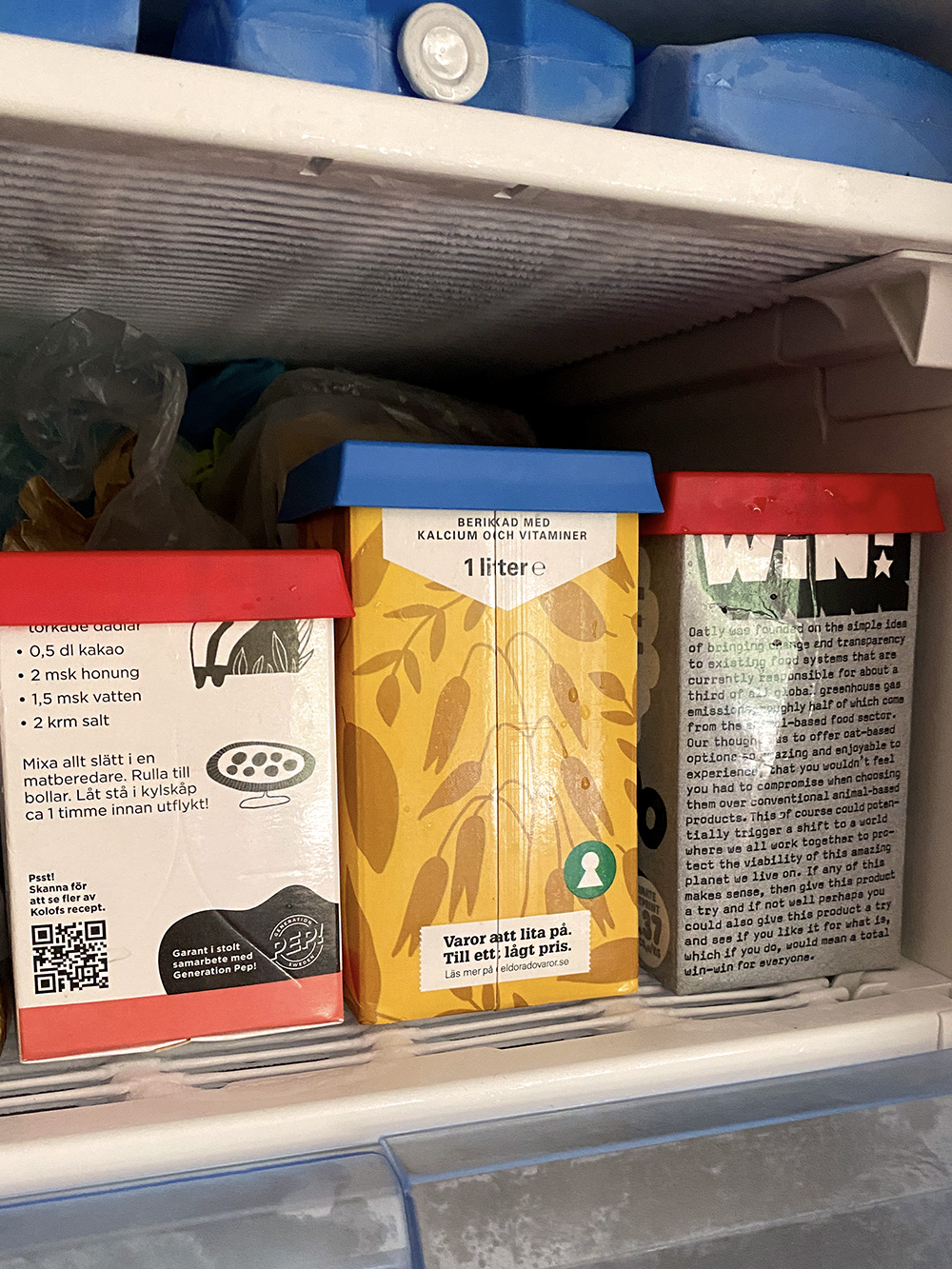 Reuselid Kombipaket 3 rött och 2 blått lock - 10