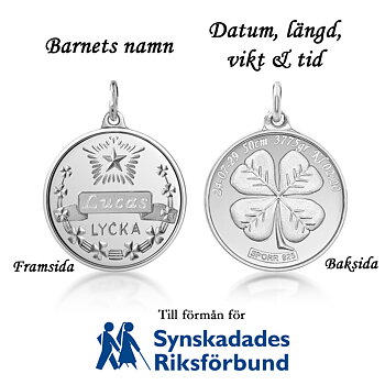 Mamma halsband Lyckopenningen Silver