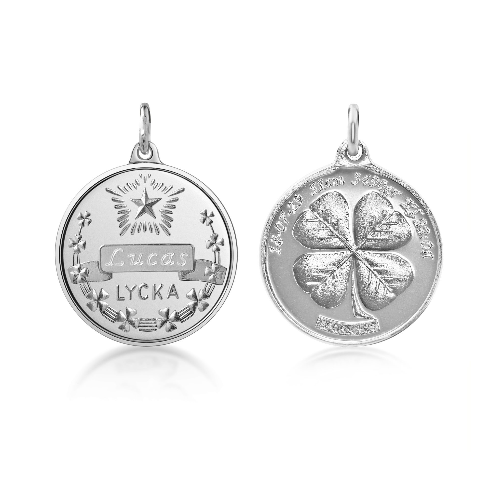 Mother pendant Luckypendant silver - 4