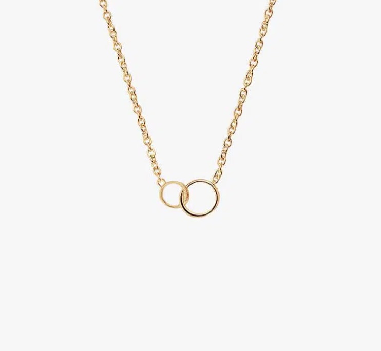 Les Amis Drop Halsband Guld