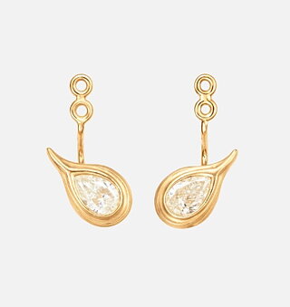 Ocean Drop solitaire earring pendants 1,0ct