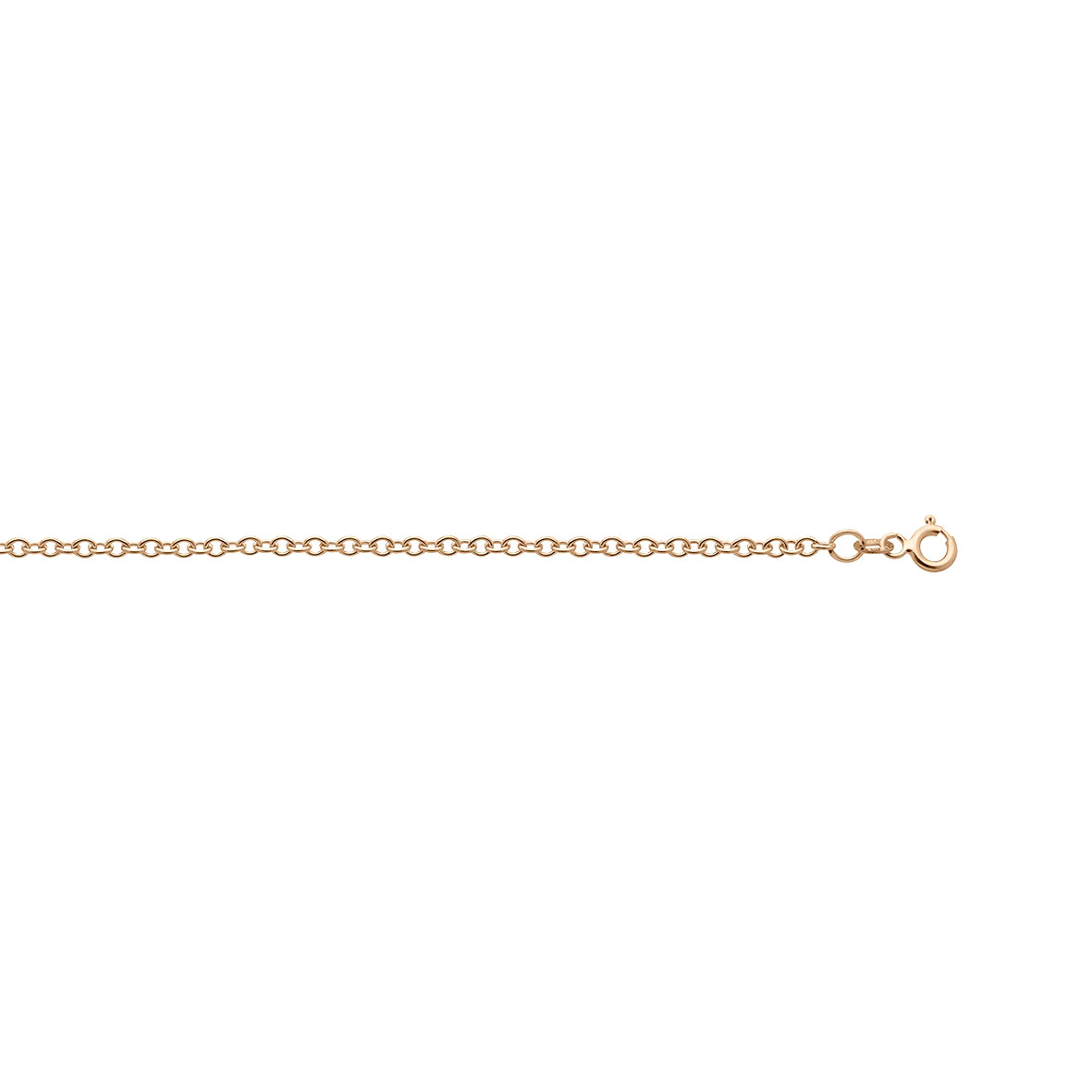 Pyöreä ankkuri 18k keltakulta 38 cm 1,6 mm