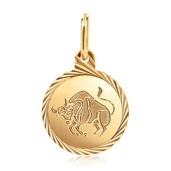Horoskooppimerkki Taurus Kultainen riipus
