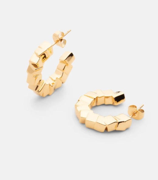 Morph Petite Hoops kullatut renkaat - 4