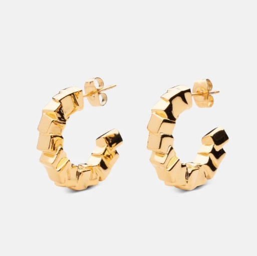Morph Petite Hoops kullatut renkaat