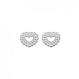 KALEVALA Circle of Light Heart Earring