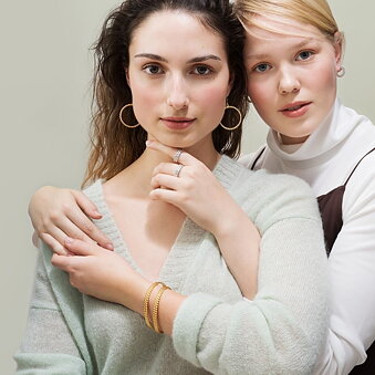 Circle of Light Round Bronze Earrings