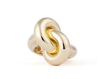 Guldring The Legacy Knot Stor På lager!