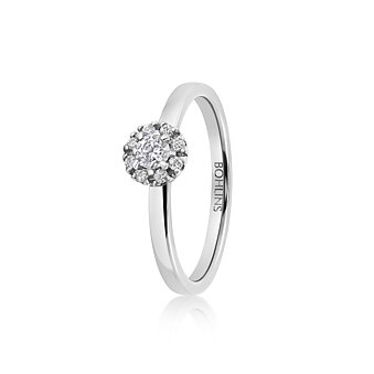 Bohlins Egentillverkning Carmosé White gold ring