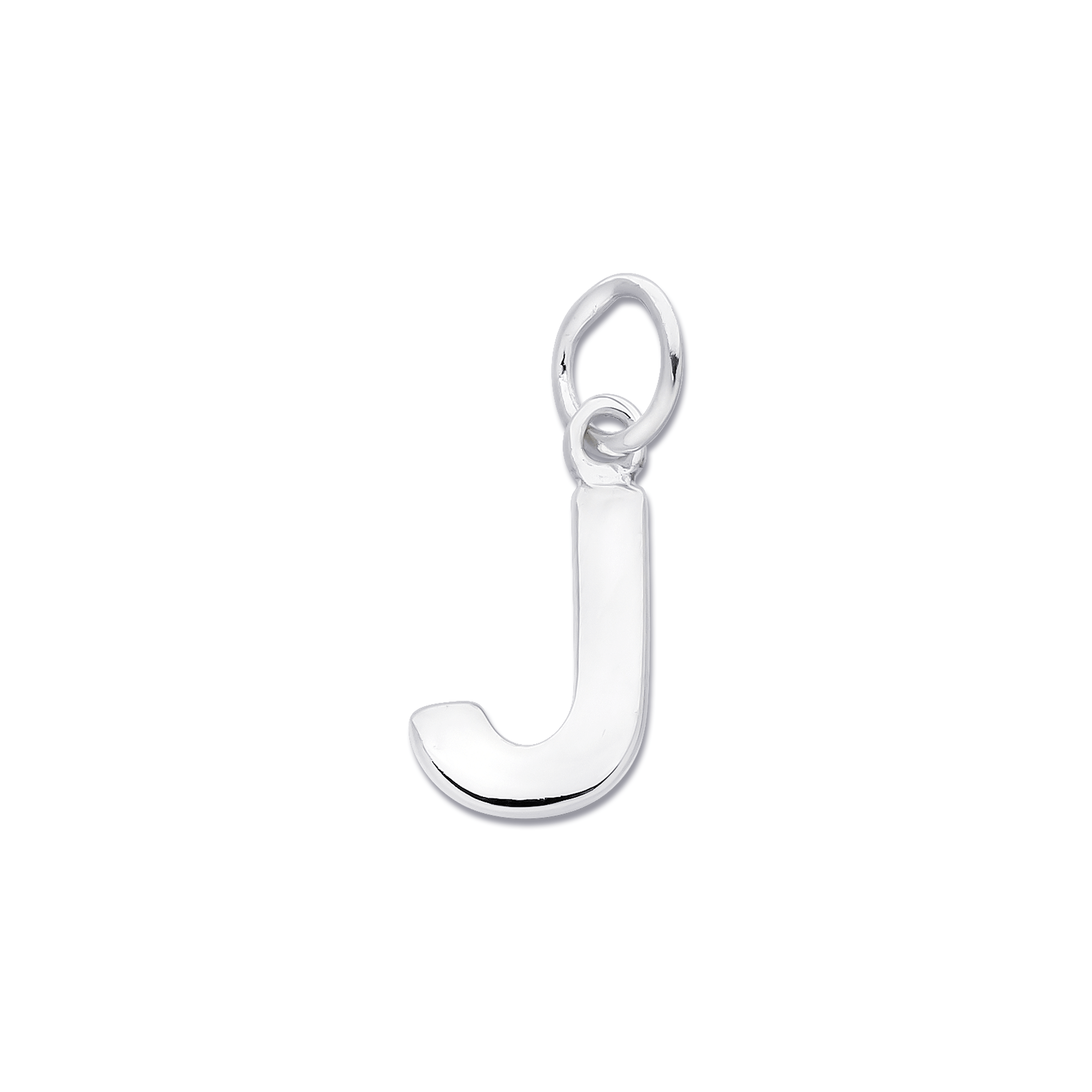 Letter pendant silver J