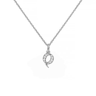 Love Letter Q 18 k White Gold ja Dia