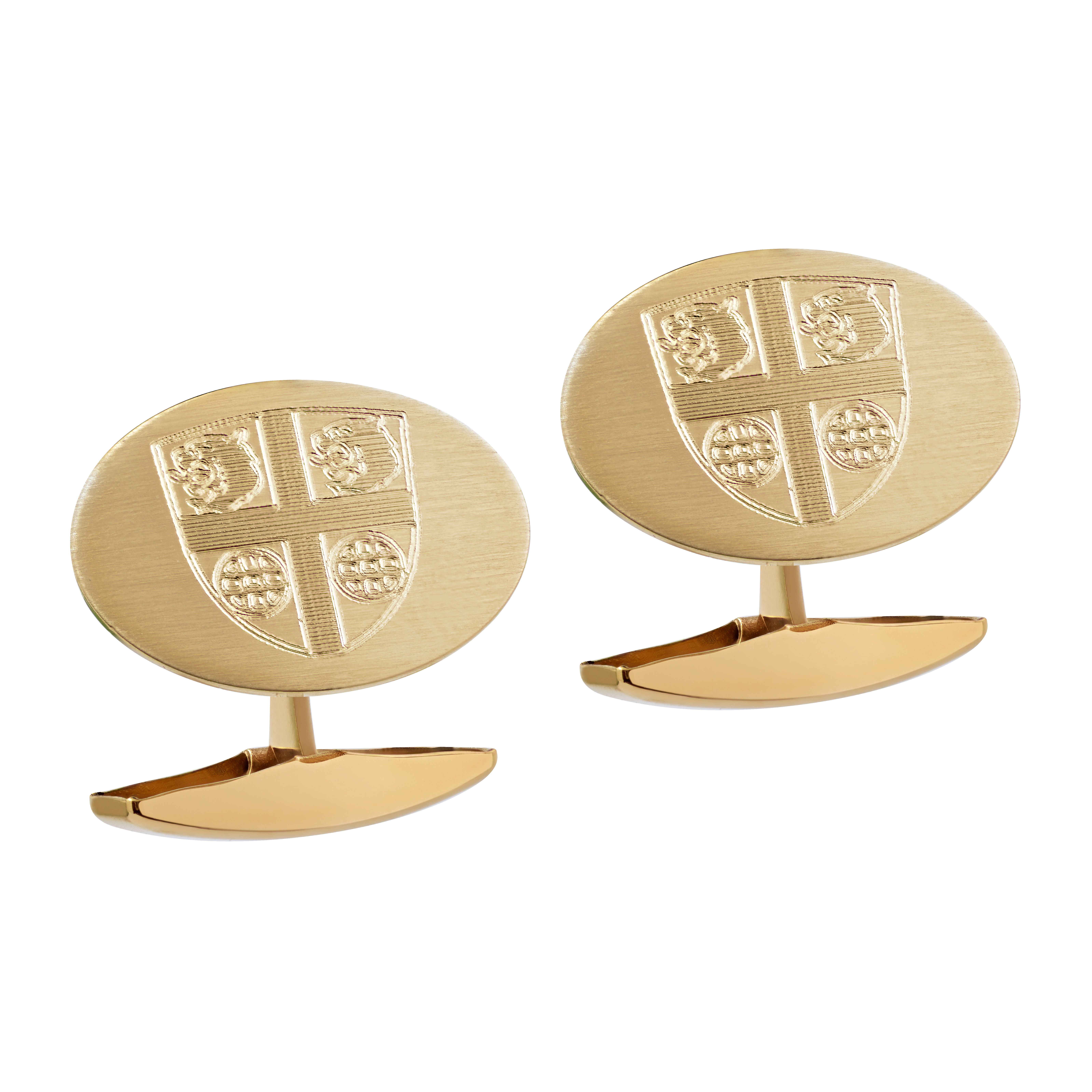 kalvosinnapi kultaa soikea 18k - 5