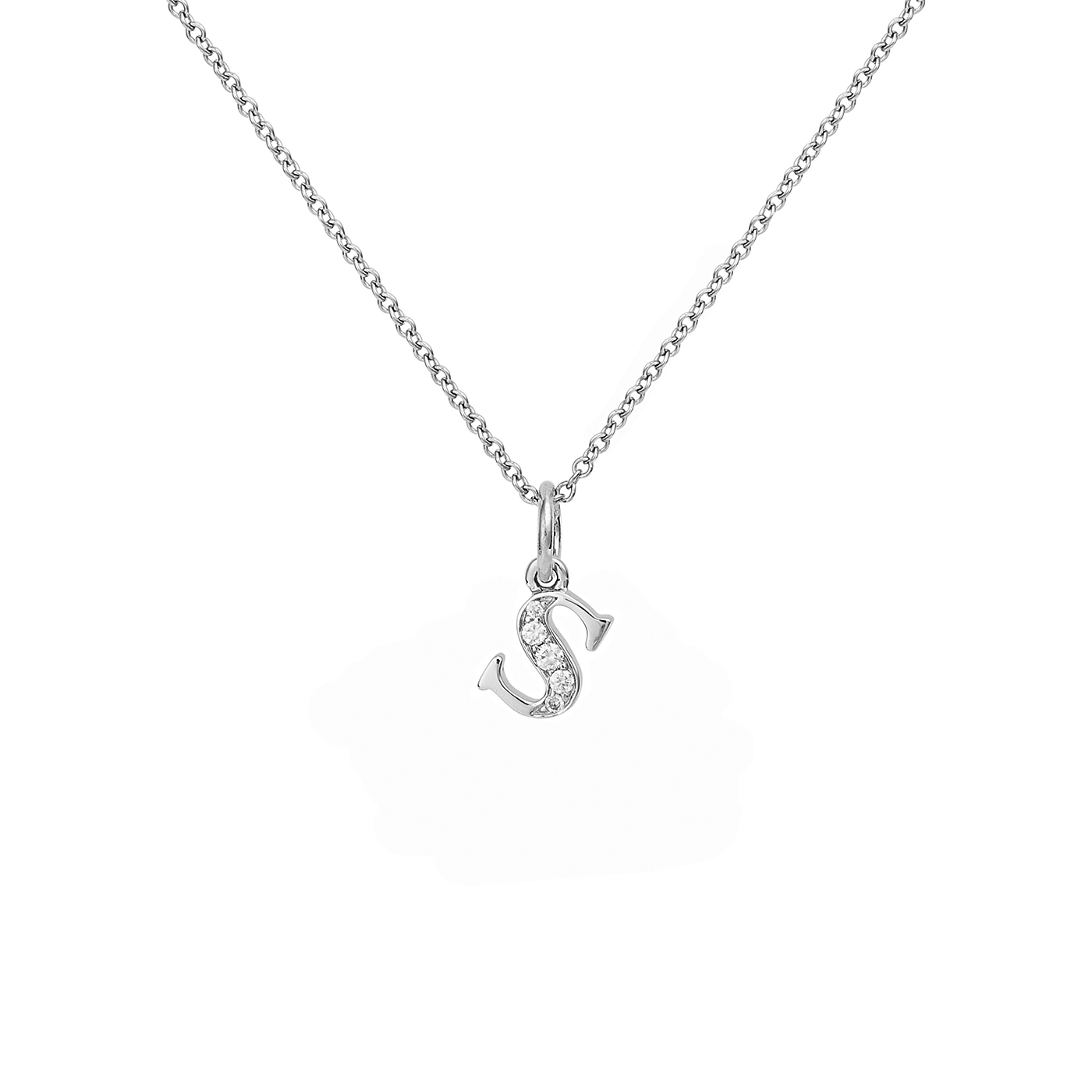 Love Letter S 18 k White Gold ja Dia