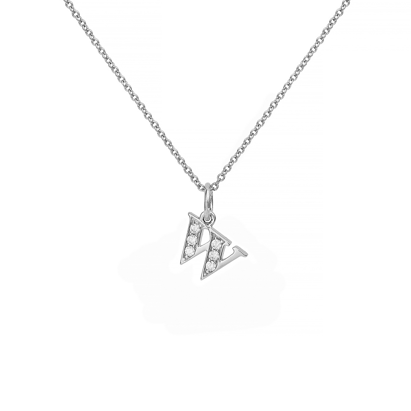 Love Letter W 18 k White Gold ja Dia