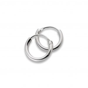 Svedbom Silver creoles 2x12mm