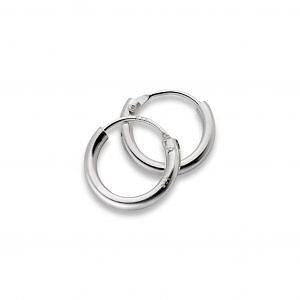 Svedbom Silver creoles 2x12mm
