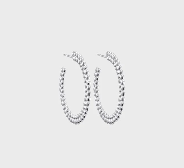 Circle of light Loop Earring