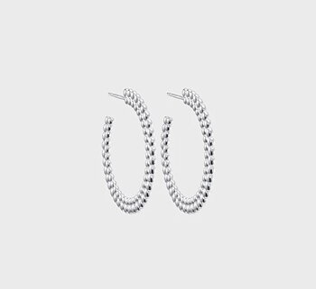 Circle of light Loop Earring