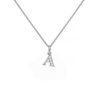 Love Letter Å 18 k White Gold ja Dia