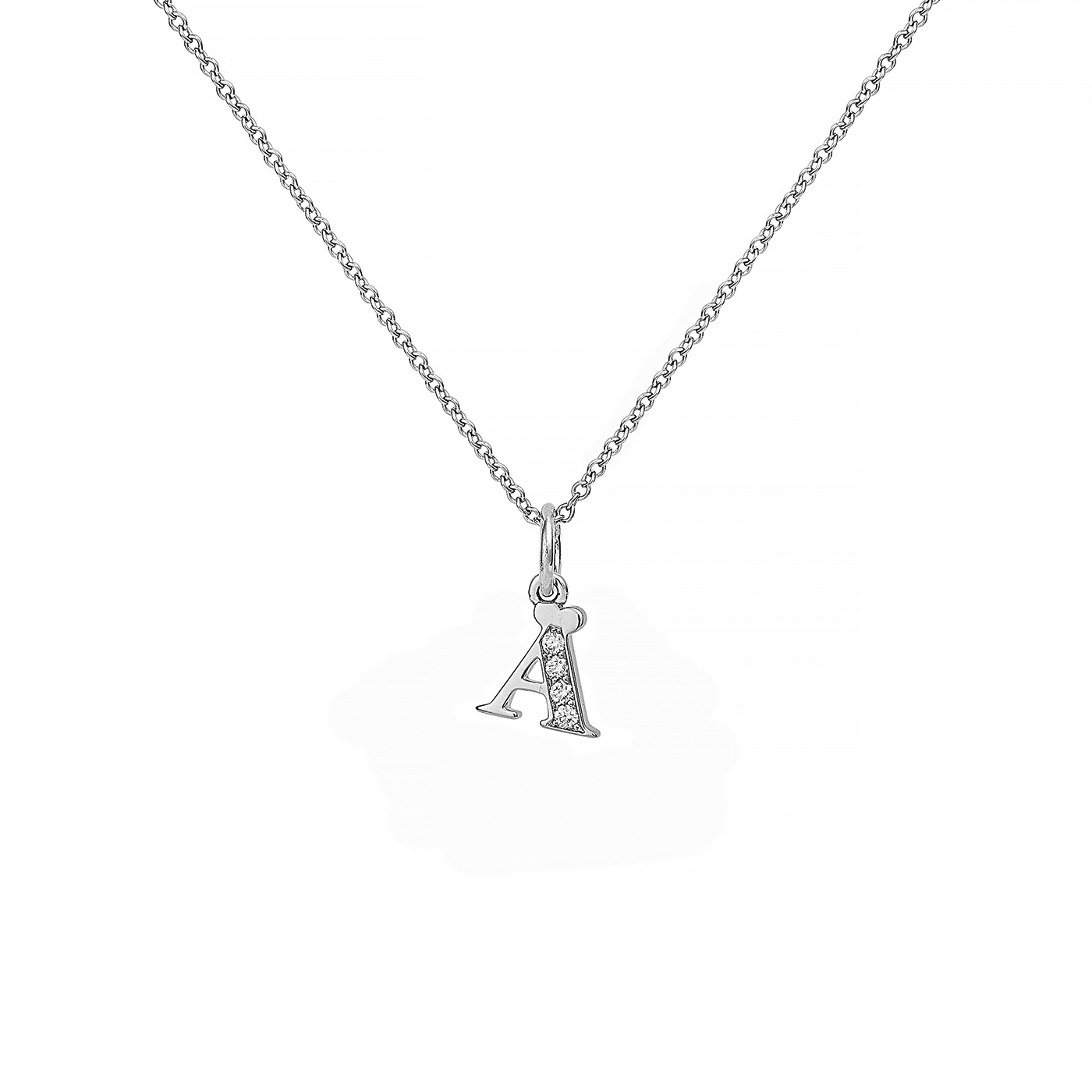 Love Letter Ä 18 k White Gold ja Dia