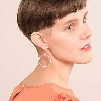 Circle of light Earring Large