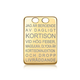 Kortinson bakke guld 18k