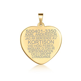 Kortinson Heart Gold 18k Suuri