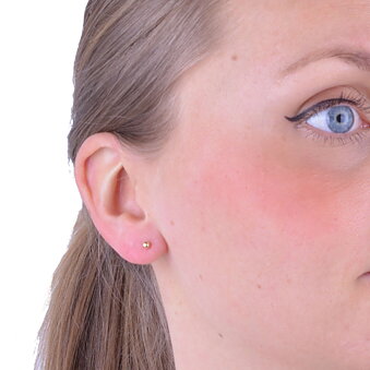 Örhänge 18K 3mm