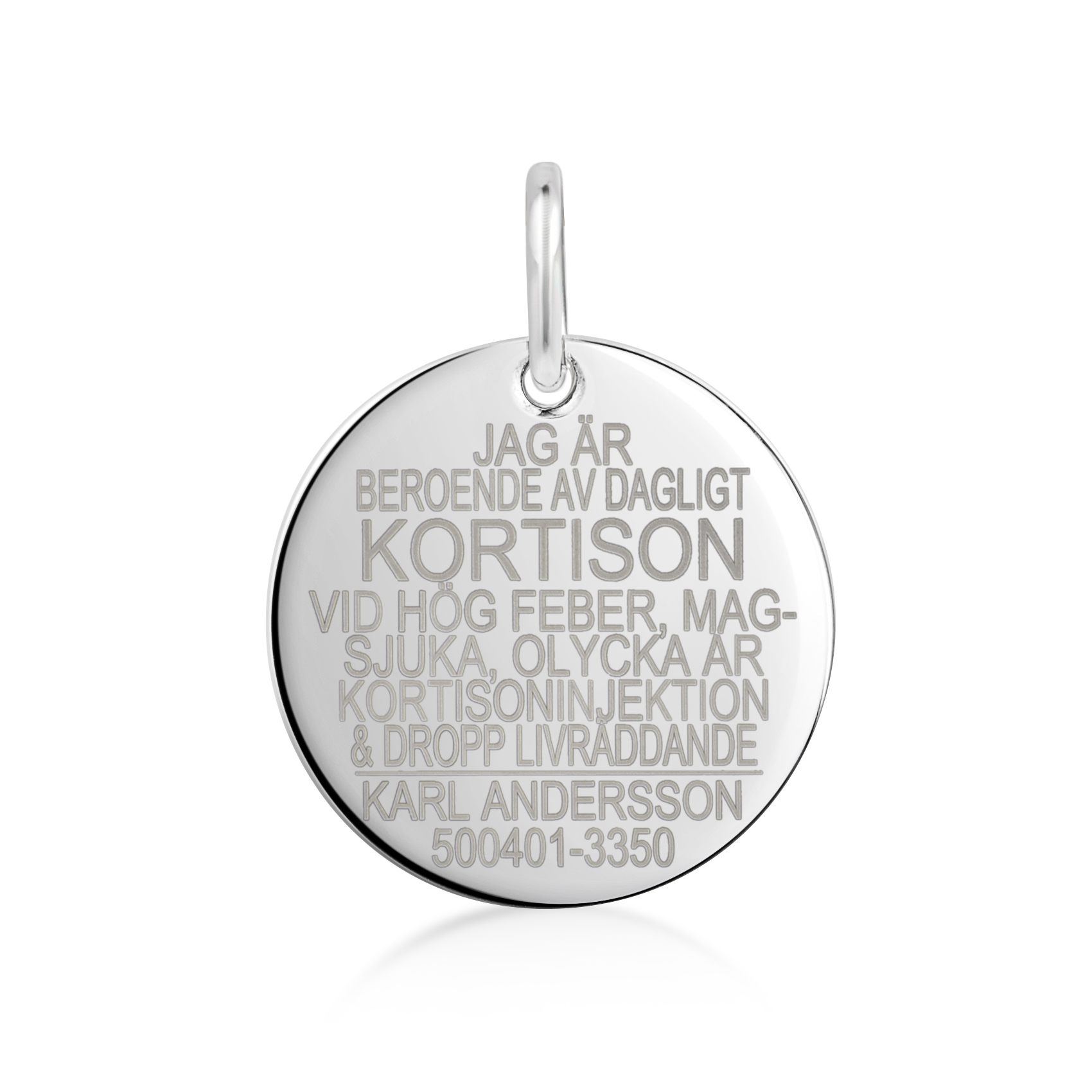 Waran tarjotin Pyöreä hopea 925 - 7