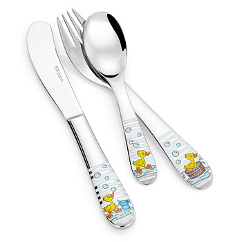 Children's cutlery 3 pieces Duck