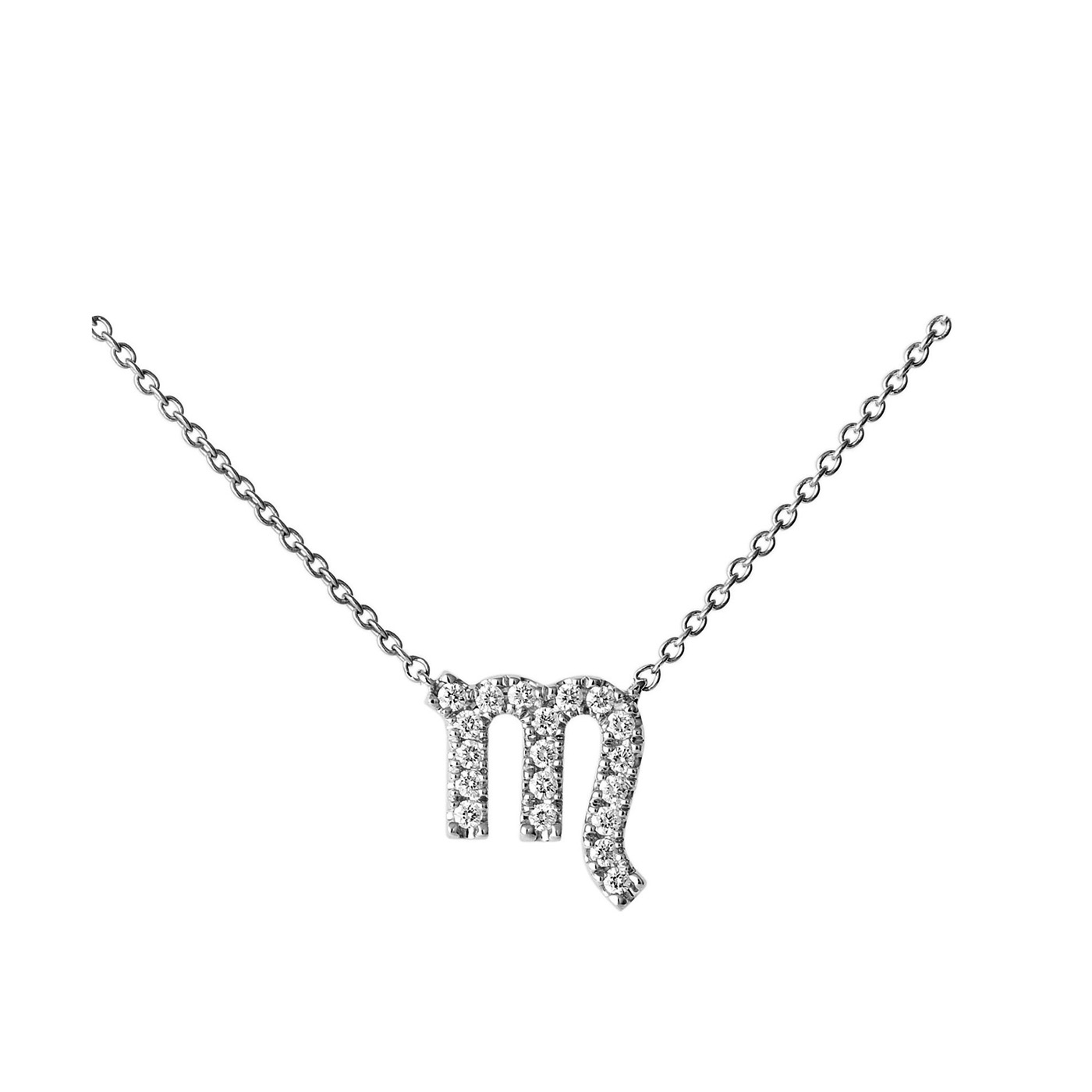 Scorpio Petit Sign Hvidguld