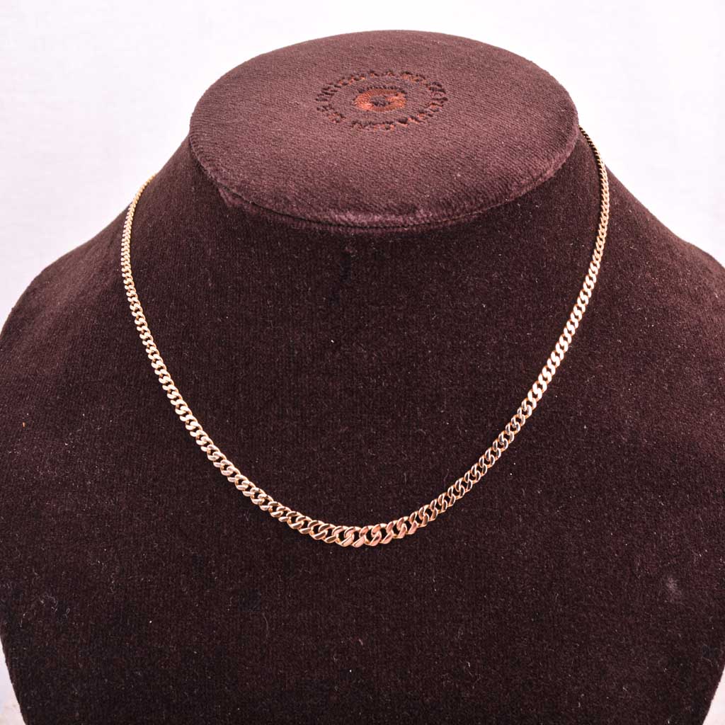 Guldcollier doserad Pansar 45cm Vintage - 3