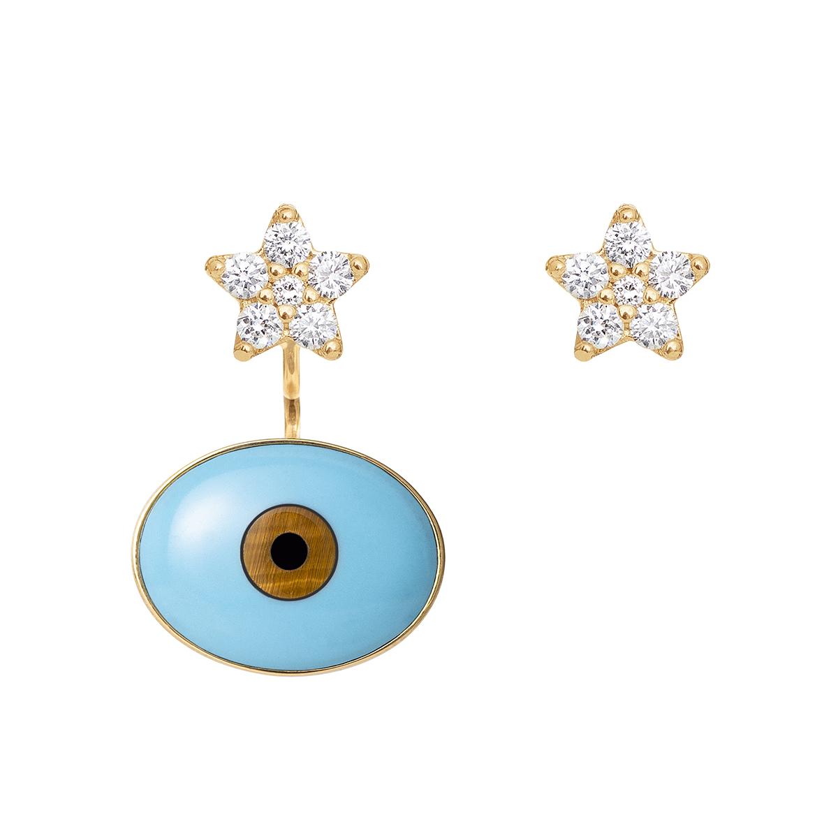 Riipus Evil Eye korvakoruksi
