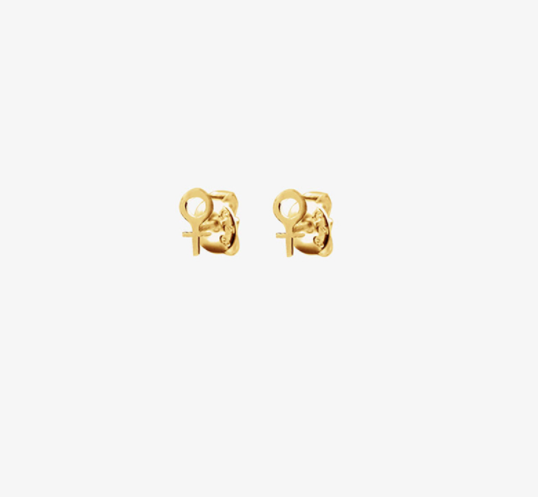 Kvinder Unite Drop Studs Guld