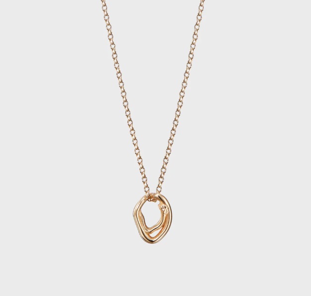 Mennyt halskæde guld
