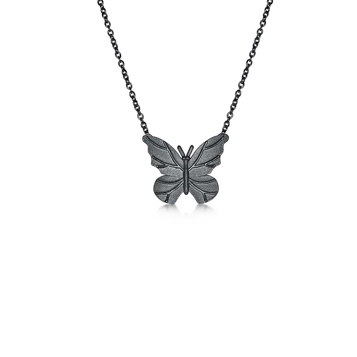 Wämö Butterfly Kaulakoru Pieni Oksidi