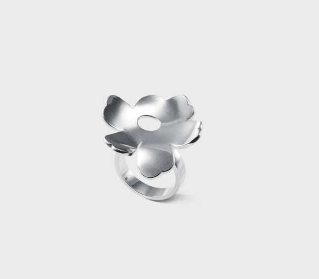 Marimekko Unikko Ring Sølv