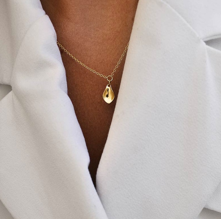 GAIAS GRACE DROP HALSBAND GULD - 4