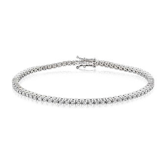 TENNIS ARMBÅND 2.13CT HVIDGULD