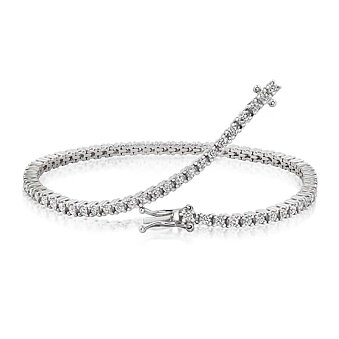 TENNIS ARMBÅND 2.13CT HVIDGULD