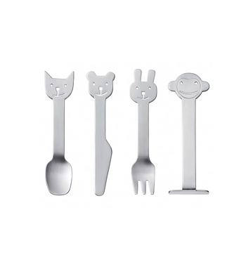Children's cutlery 4 pieces Animal Friends
