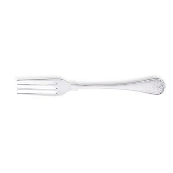GENSE Gammal Fransk Matgaffel Nysilver