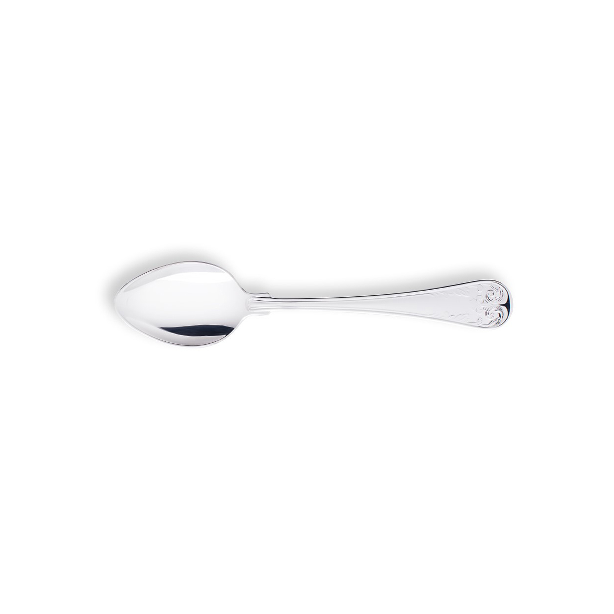 Old French Coffee Spoon New Silver