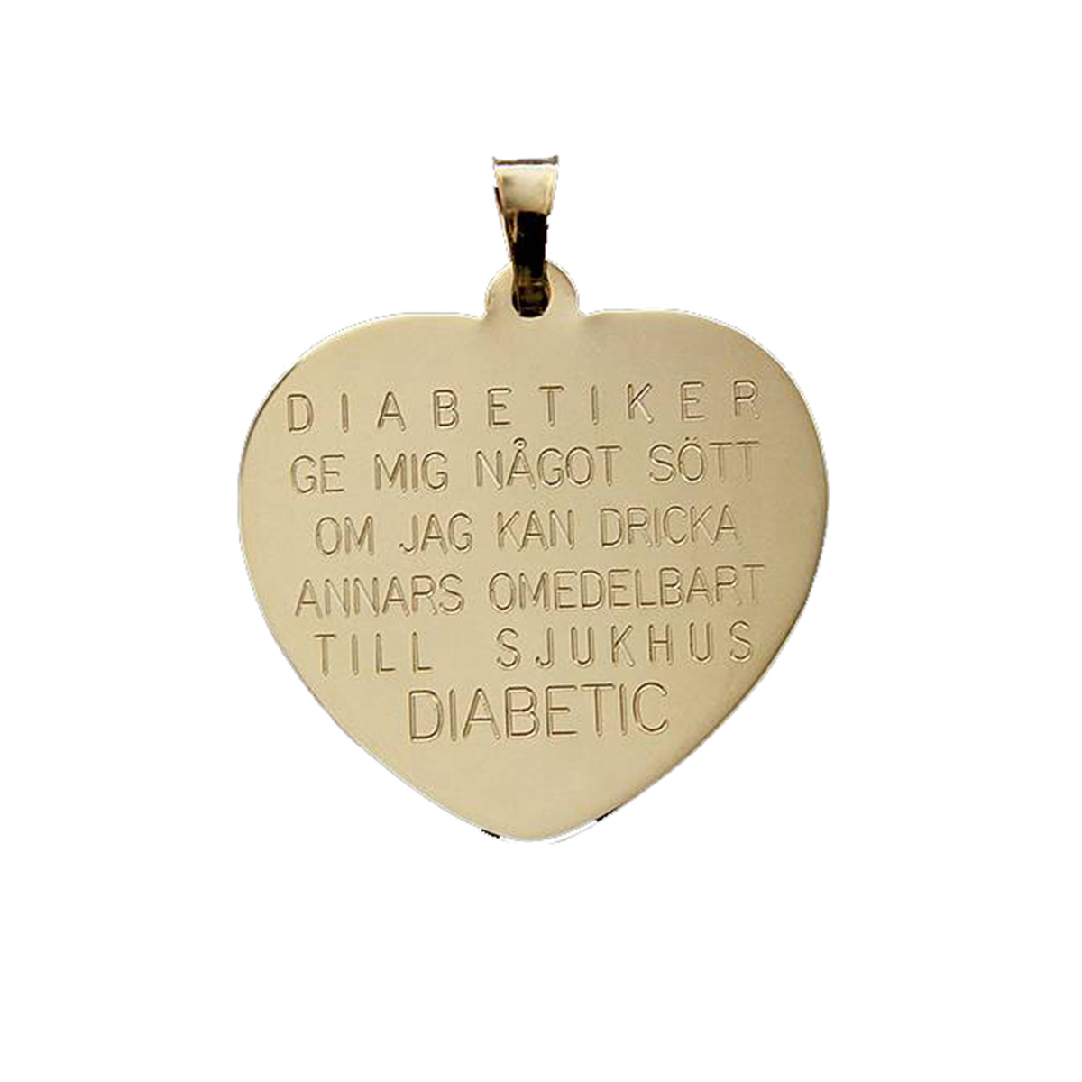 Xarelto sydän 18k kultaa pieni 19x16x0,3 - 6