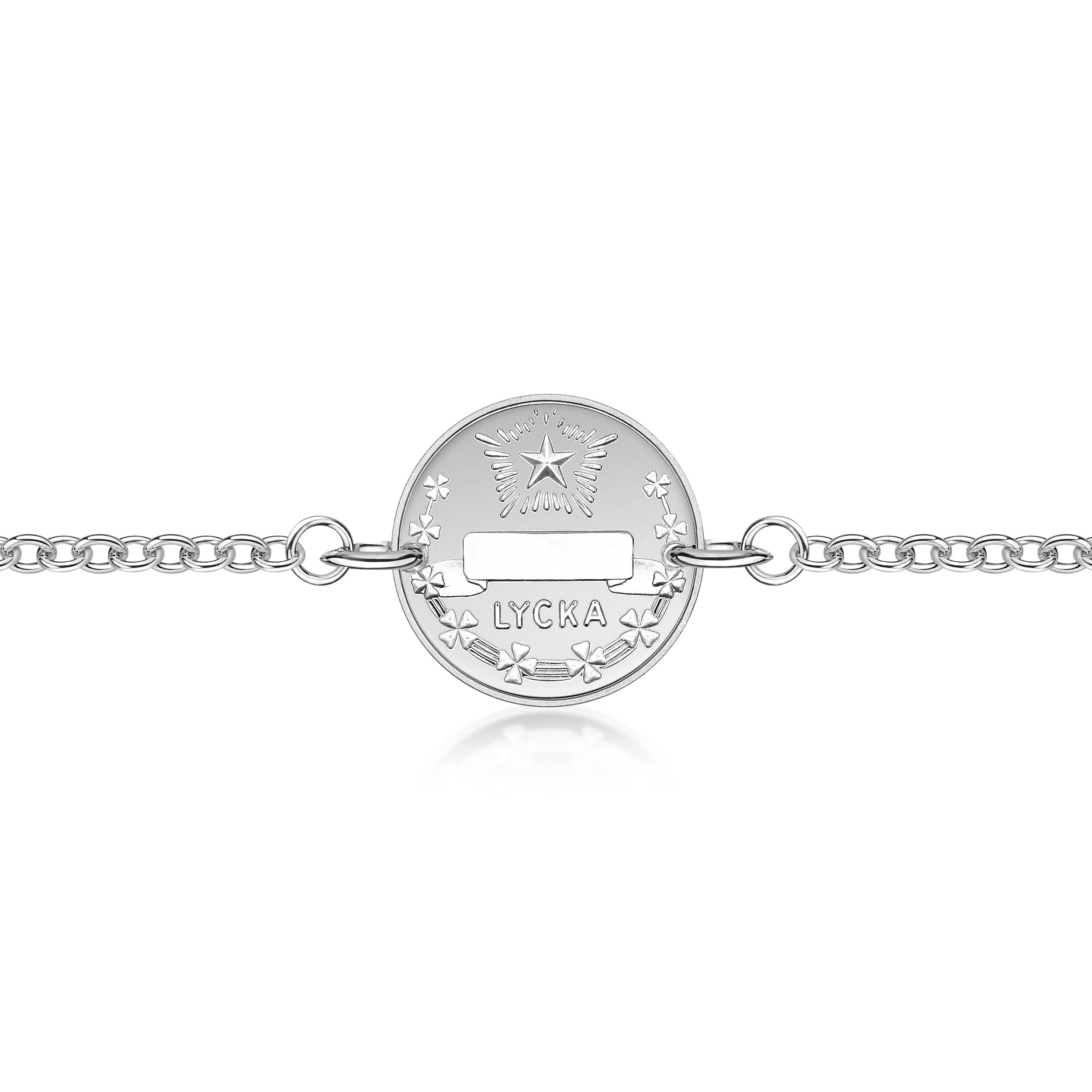 Mom Bracelet Lyckopenningen Silver - 5